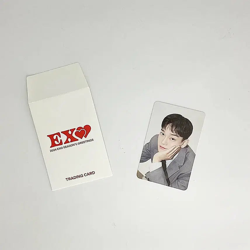 [BUNJANG] EXO Chen 2024 Season's Greetings Trading Photocard A_2 / 엑소 첸 2024 시즌그리팅 트레이딩 카드 포토카드 포카 A_2 EXO CHEN 2024 SEASON'S GREETINGS PHOTOCARD A_2