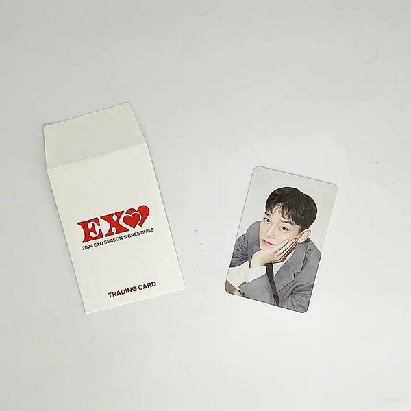 [BUNJANG] EXO Chen 2024 Season's Greetings Trading Photocard A_2 / 엑소 첸 2024 시즌그리팅 트레이딩 카드 포토카드 포카 A_2 EXO CHEN 2024 SEASON'S GREETINGS PHOTOCARD A_2