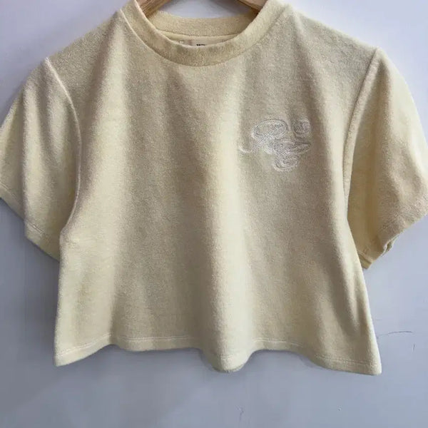 [BUNJANG] RECTO Cropped T-Shirt / RECTO 렉토 크롭티 노윤서 착용