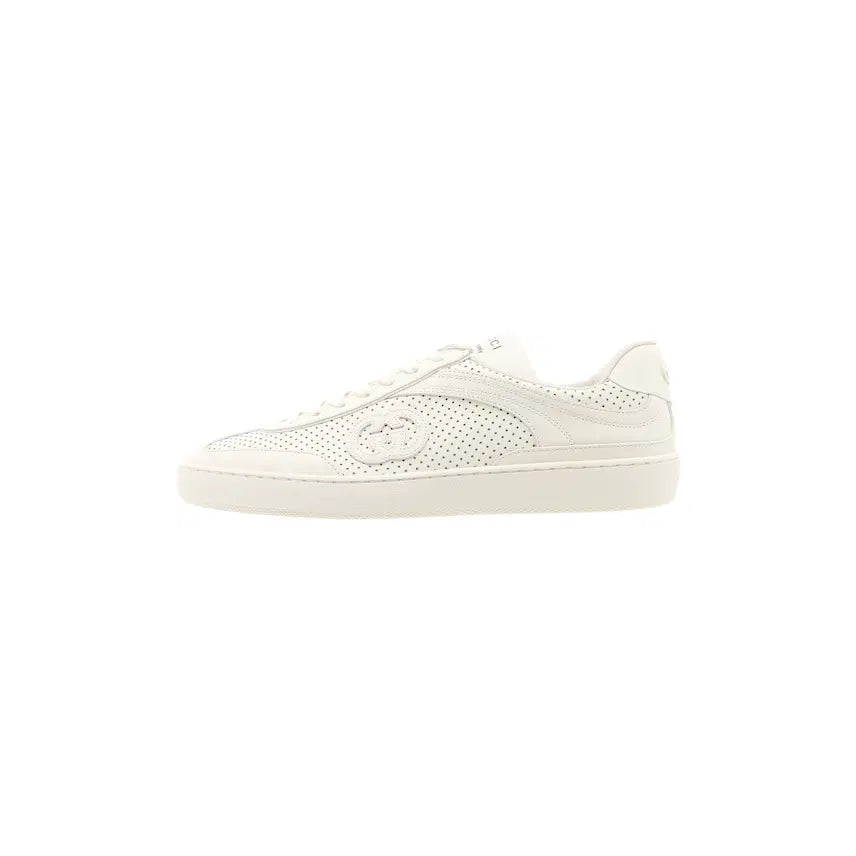 [BUNJANG] Gucci Interlocking G Sneakers White Leather / 구찌 인터로킹 G 스니커즈 화이트