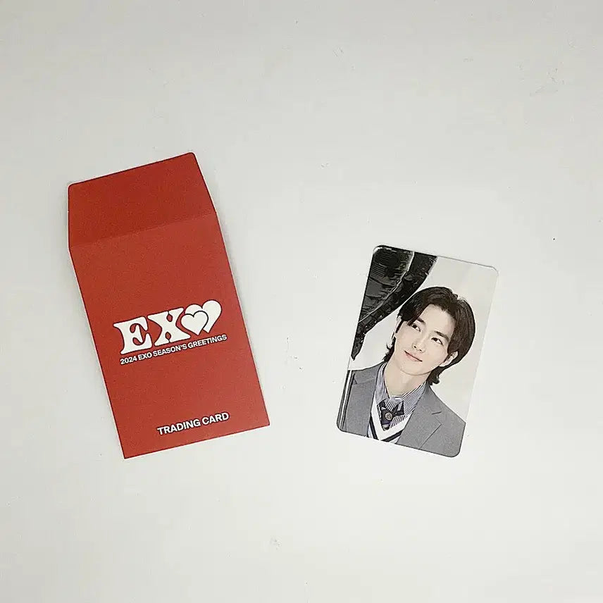 [BUNJANG] EXO SUHO 2024 Season's Greetings Trading Card Photocard B_3 / 엑소 수호 2024 시즌그리팅 트레이딩 카드 포토카드 포카 B_3 EXO SUHO 2024 SEASON'S GREETINGS PHOTOCARD B_3