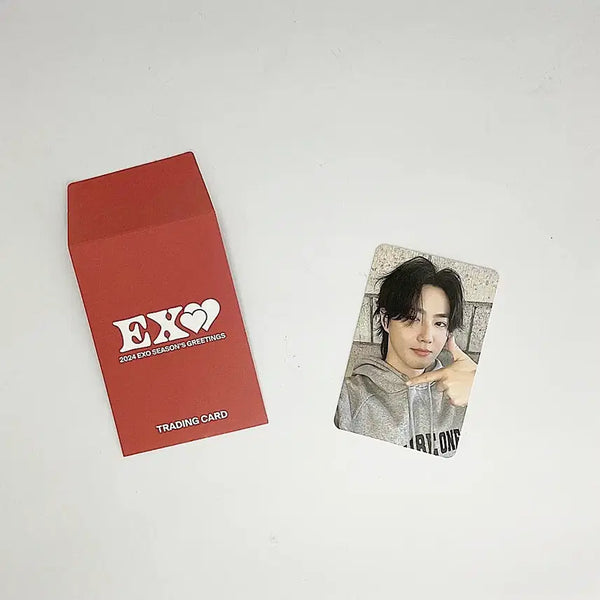 [BUNJANG] EXO SUHO 2024 Season's Greetings Trading Card Photocard B_1 / 엑소 수호 2024 시즌그리팅 트레이딩 카드 포토카드 포카 B_1 EXO SUHO 2024 SEASON'S GREETINGS PHOTOCARD B_1