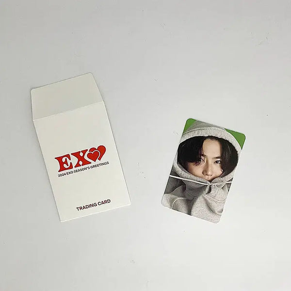 [BUNJANG] EXO SUHO 2024 Season's Greetings Trading Photocard A_3 / 엑소 수호 2024 시즌그리팅 트레이딩 카드 포토카드 포카 A_3 EXO SUHO 2024 SEASON'S GREETINGS PHOTOCARD A_3