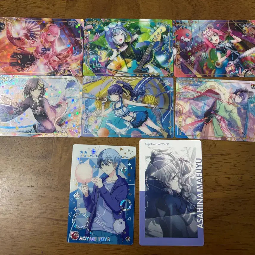 [BUNJANG] Project Sekai Leonids, Vivid Bad Squad, 25 o'clock Nightcord Branch Set Trading Cards & Epics / 일괄) 급전) 프로젝트 세카이 프세카 레오니드, 비비드 베드 스퀘어(비베스), 25시 나이트 코드에서 지류 웨하스 7장 이픽카드 1장