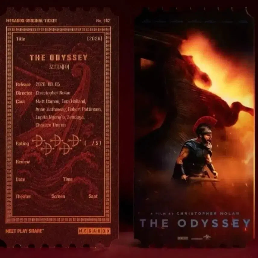 [BUNJANG] 2023 Odyssey Original Ticket / 오디세이 오리지널 티켓