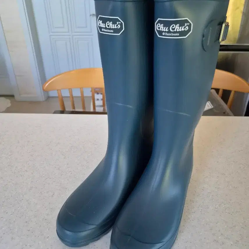 [BUNJANG] Chuchu Women's Long Rain Boots Sapphire Blue / 새상품)츄츄 레인부츠 여성 장화 롱부츠(사파이어블루)(50%할인)