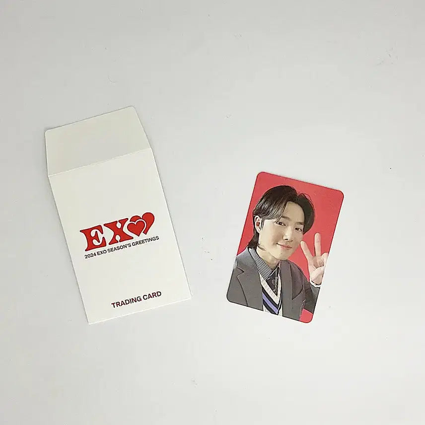 [BUNJANG] EXO SUHO 2024 Season's Greetings Trading Photocard A_2 / 엑소 수호 2024 시즌그리팅 트레이딩 카드 포토카드 포카 A_2 EXO SUHO 2024 SEASON'S GREETINGS PHOTOCARD A_2