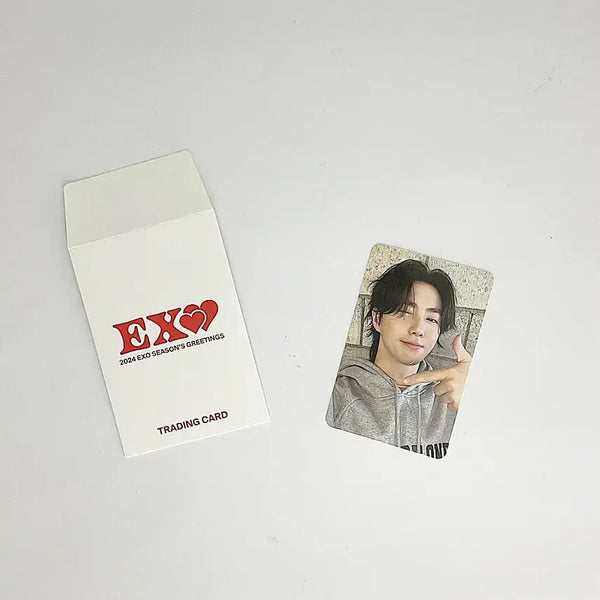 [BUNJANG] EXO SUHO 2024 Season's Greetings Photocard A_1 / 엑소 수호 2024 시즌그리팅 트레이딩 카드 포토카드 포카 A_1 EXO SUHO 2024 SEASON'S GREETINGS PHOTOCARD A_1