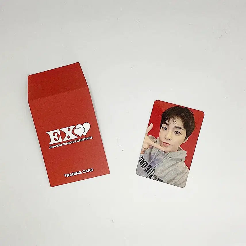 [BUNJANG] EXO Xiumin 2024 Season's Greetings Trading Photocard B_3 / 엑소 시우민 2024 시즌그리팅 트레이딩 카드 포토카드 포카 B_3 EXO XIUMIN 2024 SEASON'S GREETINGS PHOTOCARD B_3