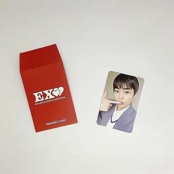 [BUNJANG] EXO Xiumin 2024 Season's Greetings Trading Photocard B_1 / 엑소 시우민 2024 시즌그리팅 트레이딩 카드 포토카드 포카 B_1 EXO XIUMIN 2024 SEASON'S GREETINGS PHOTOCARD B_1