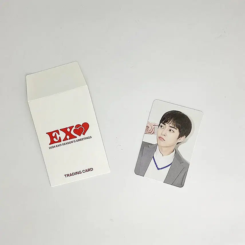 [BUNJANG] EXO Xiumin 2024 Season's Greetings Trading Photocard A_3 / 엑소 시우민 2024 시즌그리팅 트레이딩 카드 포토카드 포카 A_3 EXO XIUMIN 2024 SEASON'S GREETINGS PHOTOCARD A_3