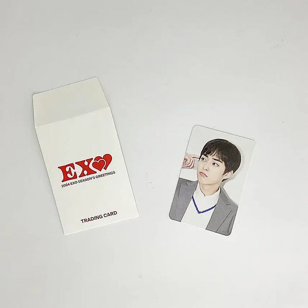 [BUNJANG] EXO Xiumin 2024 Season's Greetings Trading Photocard A_3 / 엑소 시우민 2024 시즌그리팅 트레이딩 카드 포토카드 포카 A_3 EXO XIUMIN 2024 SEASON'S GREETINGS PHOTOCARD A_3