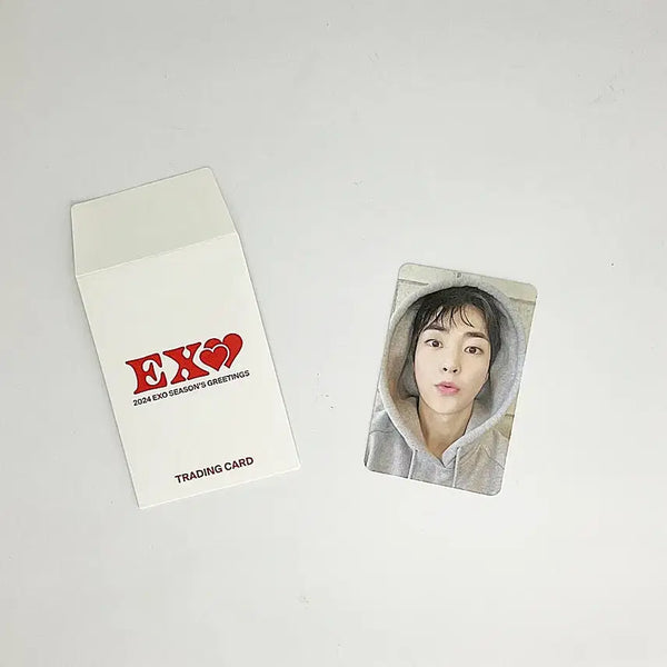 [BUNJANG] EXO Xiumin 2024 Season's Greetings Trading Photocard A_1 / 엑소 시우민 2024 시즌그리팅 트레이딩 카드 포토카드 포카 A_1 EXO XIUMIN 2024 SEASON'S GREETINGS PHOTOCARD A_1