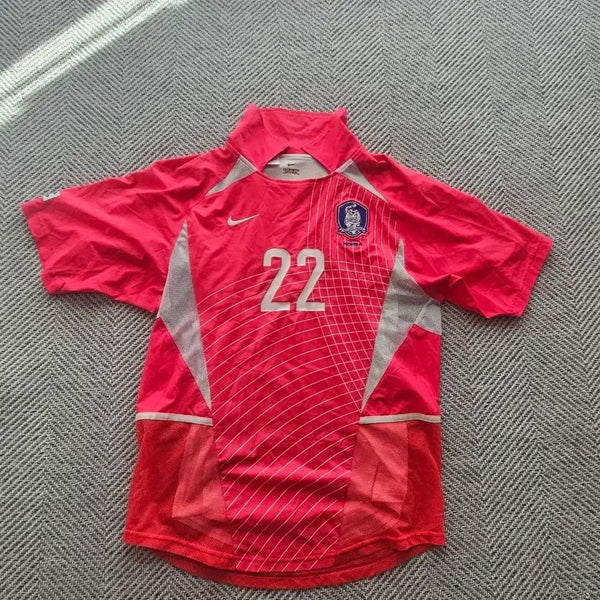 [BUNJANG] Nike 2002 World Cup South Korea National Team Song Chong-gug Jersey L (95) / (축구 유니폼)나이키 2002 월드컵 축구 국가대표 송종국 유니폼 L(95)