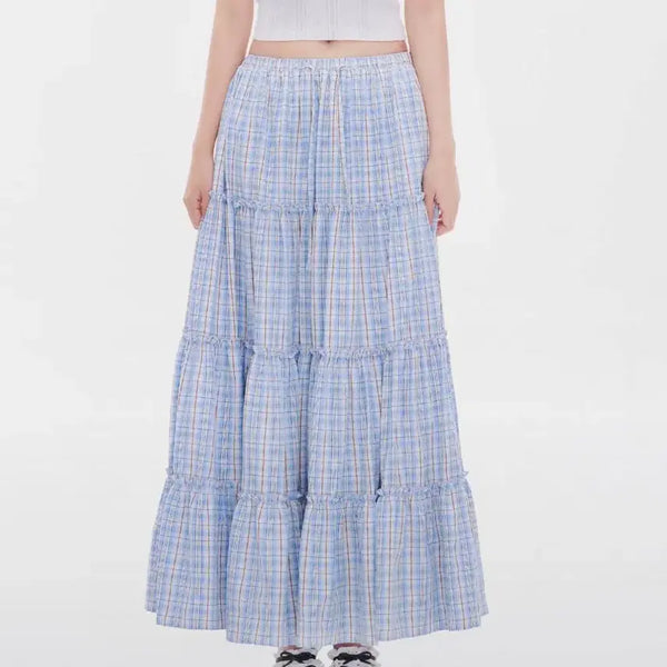 [BUNJANG] YOOHEE Tiered Maxi Frill Skirt / 유희 티어드 맥시 프릴 스커트