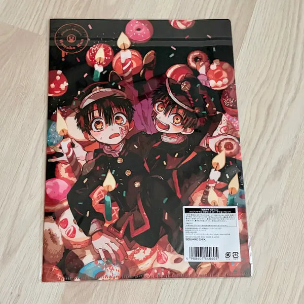 [BUNJANG] Jibaku Shonen Hanako-kun Clear File Set (Donut & Trump Designs) / 지박소년 하나코군 클리어파일 2세트 도넛&트럼프