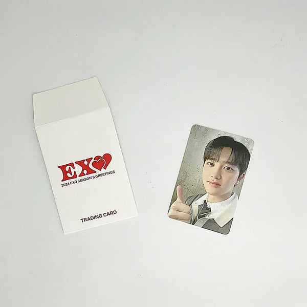 [BUNJANG] EXO D.O. 2024 Season's Greetings Photocard A_2 / 엑소 디오 2024 시즌그리팅 트레이딩 카드 포토카드 포카 A_2 EXO D.O. 2024 SEASON'S GREETINGS PHOTOCARD A_2