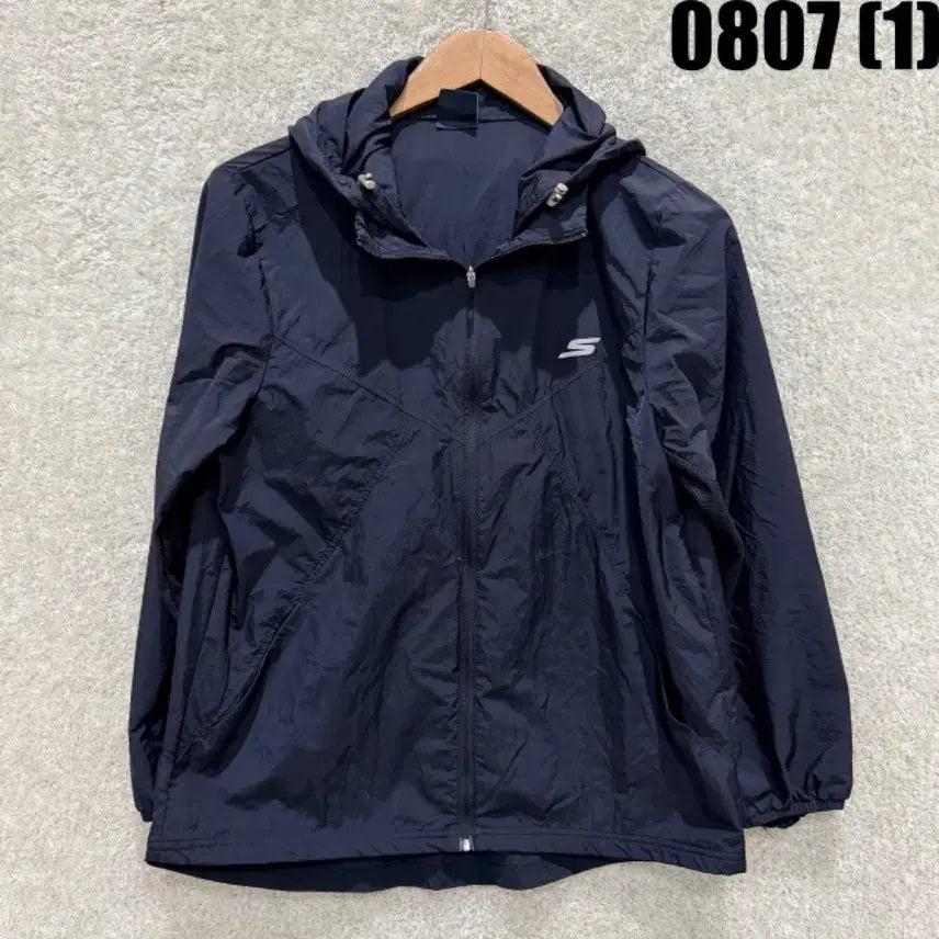 [BUNJANG] Skechers Navy Windbreaker Jumper / 스케쳐스 바람막이 점퍼 네이비