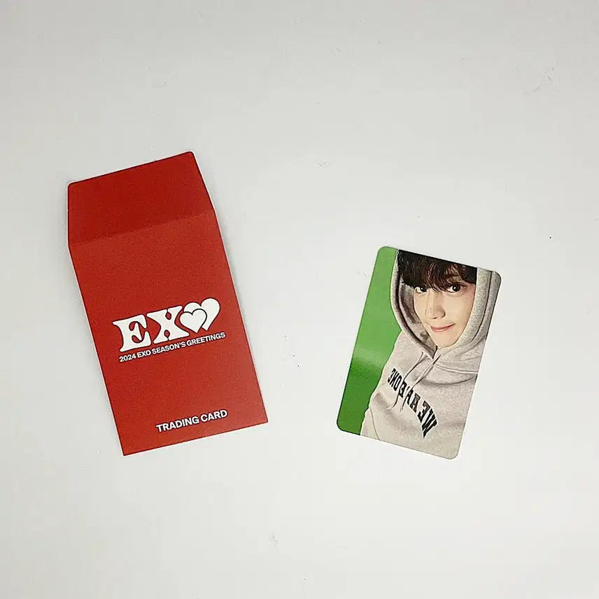 [BUNJANG] EXO Chanyeol 2024 Season's Greetings Trading Photocard B_2 / 엑소 찬열 2024 시즌그리팅 트레이딩 카드 포토카드 포카 B_2 EXO CHANYEOL 2024 SEASON'S GREETINGS PHOTOCARD B_2