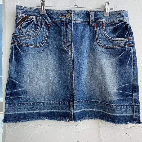 [BUNJANG] Edwin Denim Shorts Skirt / (30) 에드윈 데님 쇼츠 스커트 치마