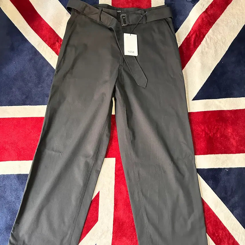 [BUNJANG] Yleve Belted Pants Black Size 5 / Yleve(일레브)/블랙 컬러 벨티드 팬츠/5사이즈 판매합니다.