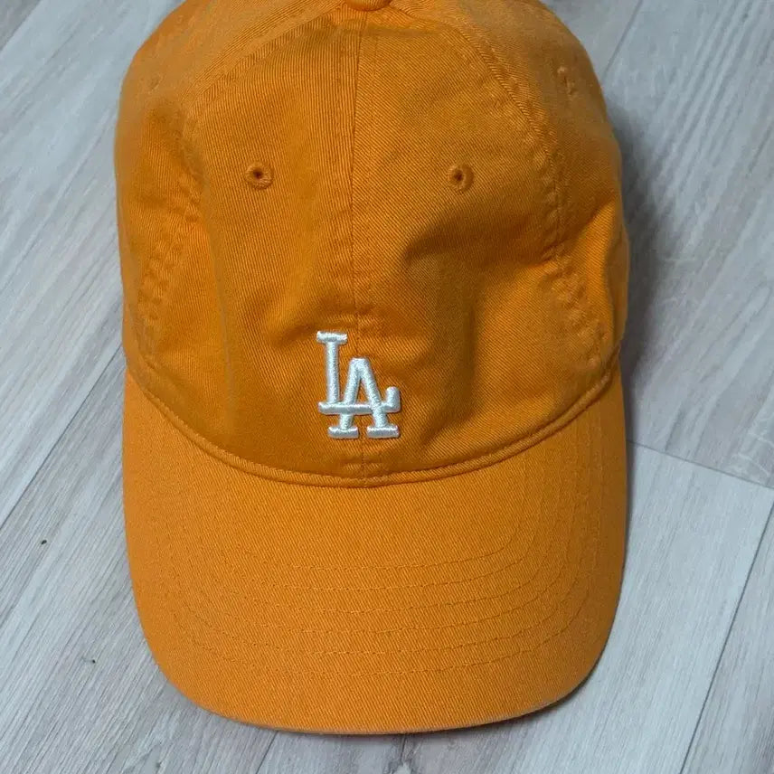 [BUNJANG] MLB La Cap Orange Ball Cap / MLB La볼캡 오렌지 볼캡  (착샷O)