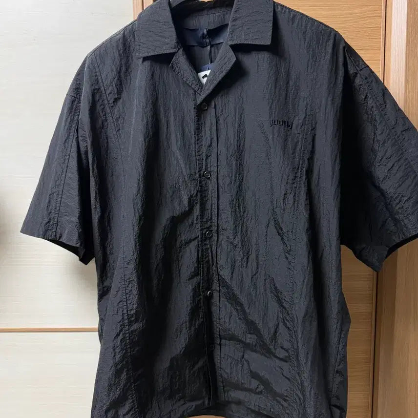 [BUNJANG] Juun.J 23SS Nylon Short Sleeve Shirt Size 46 / 준지 23ss 나일론 반팔 셔츠 46사이즈