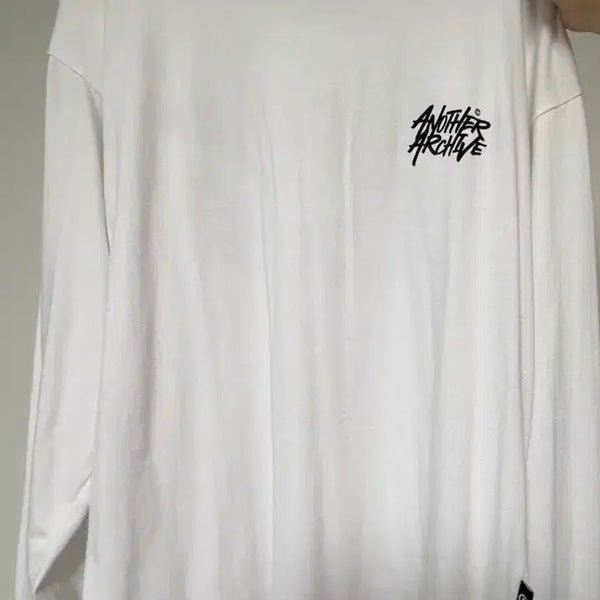 [BUNJANG] Another Archive White Long Sleeve / ANOTHER ARCHIVE 어나더 아카이브 화이트 롱슬리브
