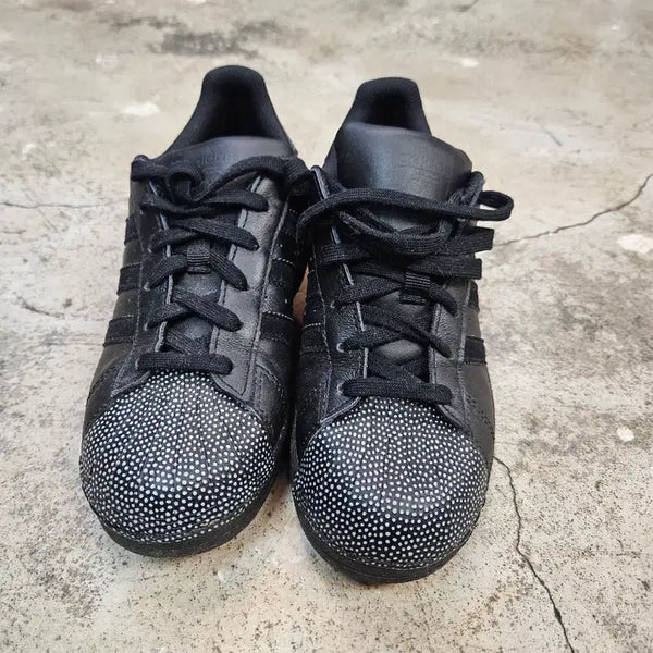[BUNJANG] Adidas Superstar Black Dot Shell Toe Sneakers / 아디다스 슈퍼스타 블랙 도트 쉘토 스니커즈