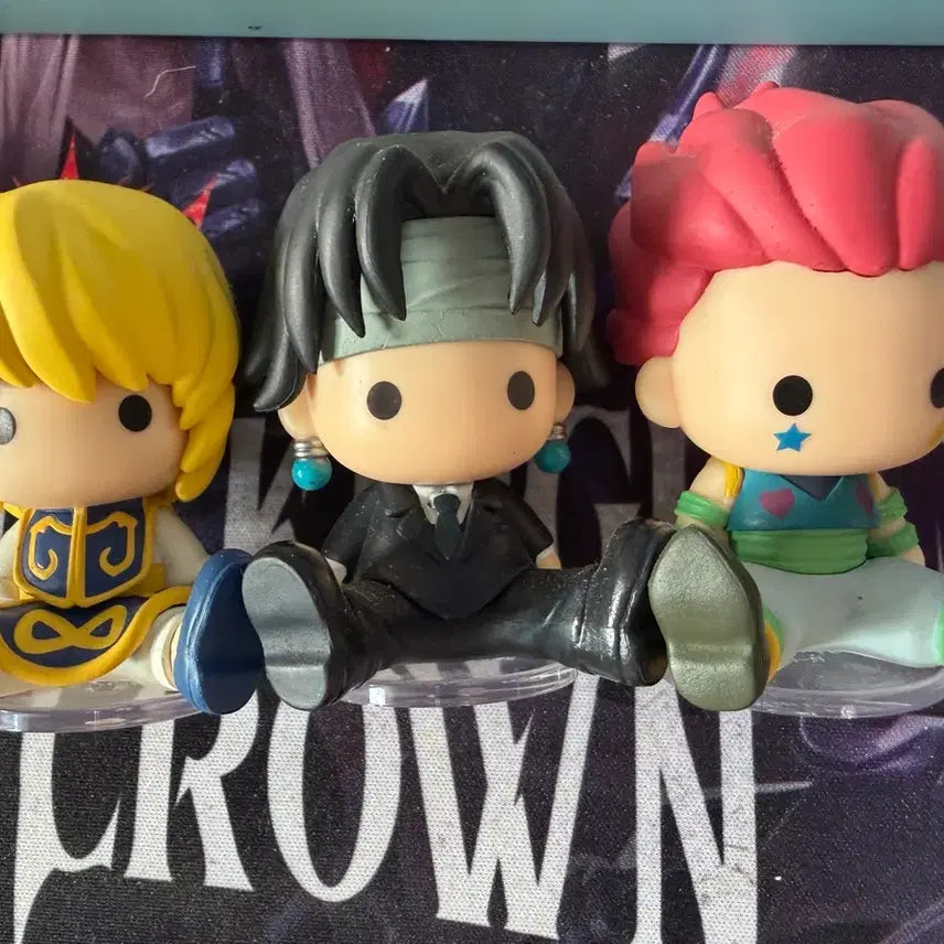 [BUNJANG] Hunter x Hunter PetaDoll Chrollo, Kurapika, Hisoka Bundle Set / 헌터 헌터 페타돌 클로로 크라피카 히소카 일괄