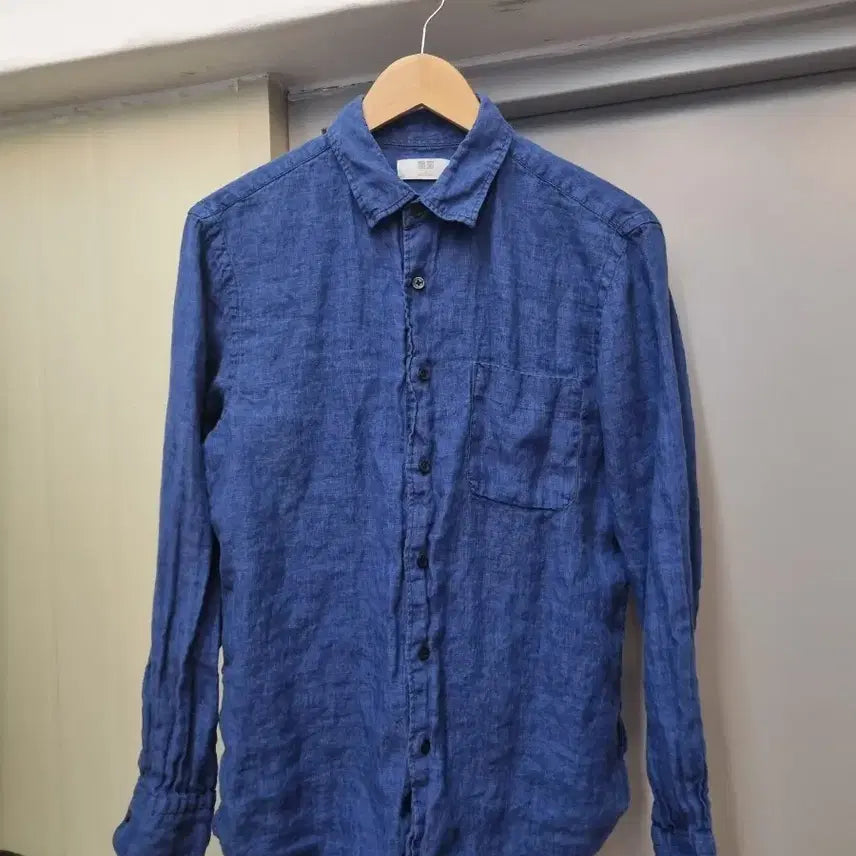 [BUNJANG] Uniqlo Linen Shirt Size L / 유니클로 린넨 셔츠 100