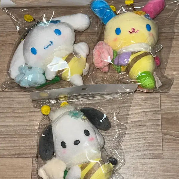 [BUNJANG] Sanrio Honey Bee Mascot Keychain / 산리오 꿀벌 마스코트 키링
