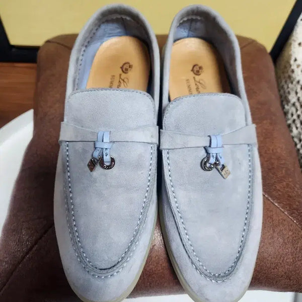 [BUNJANG] Loro Piana Suede Loafers Blue / 로로피아나 스웨이드 로퍼 블루