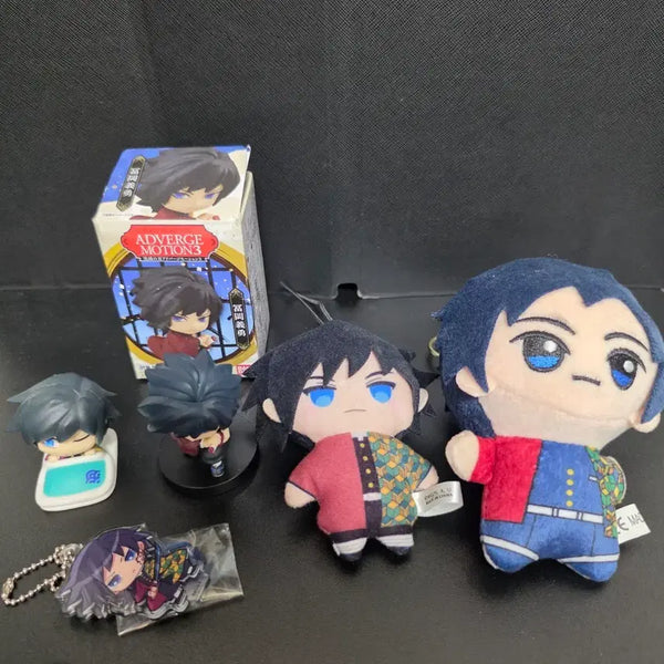 [BUNJANG] Demon Slayer Giyu Tomioka Figure/Plush + Poster Set / 귀멸의 칼날 토미오카 기유 피규어/인형+포스터 세트
