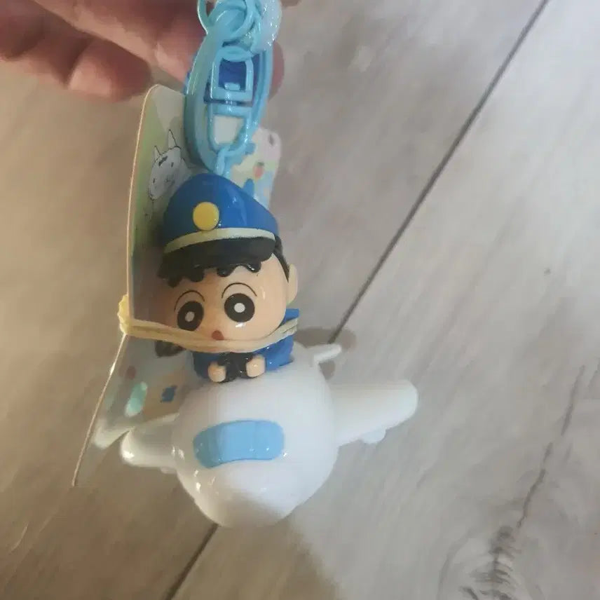 [BUNJANG] Crayon Shin-chan Pilot Character Keychain / 짱구 비행기 조종사 캐릭터 키링