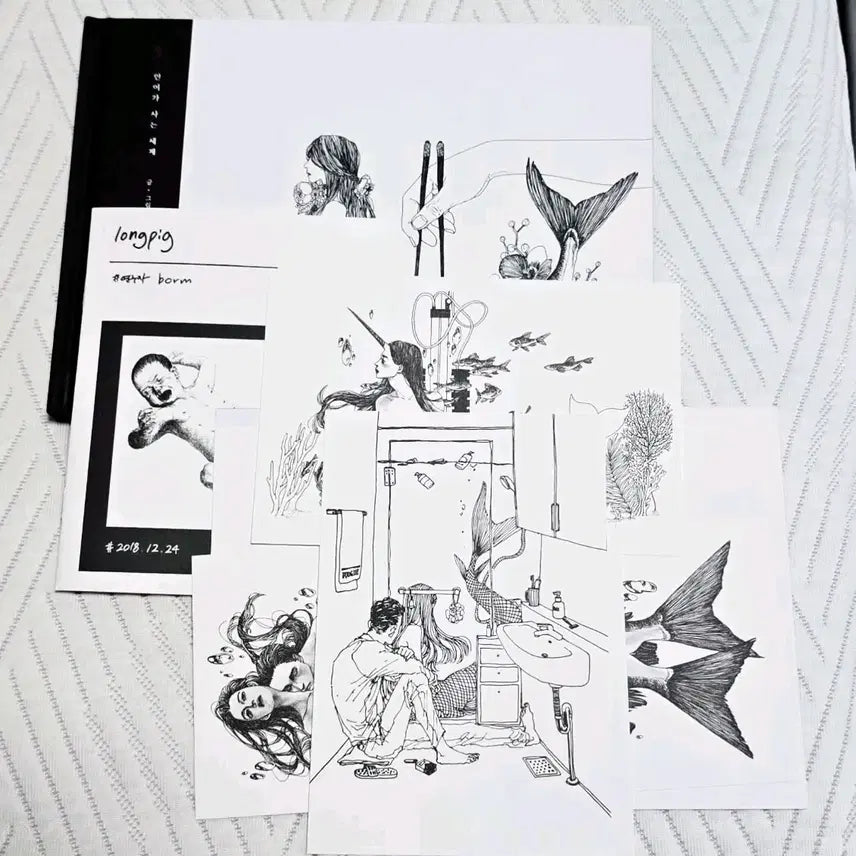 [BUNJANG] Lee Bo-reum The World Where Mermaids Live Art Book / 인어가 사는 세계, 이보름 작가님