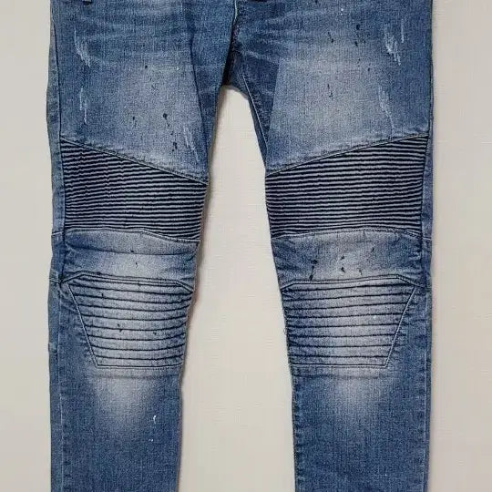 [BUNJANG] Balmain Biker Jeans Size 32 / 발망 바이커진 청바지 32사이즈