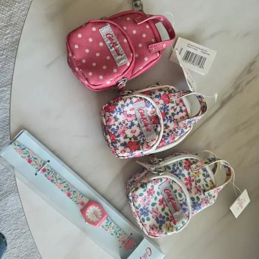 [BUNJANG] Cath Kidston Backpack Keyring and Watch / (새상품) 캐스키드슨 백팩 키링, 캐스키드슨 시계