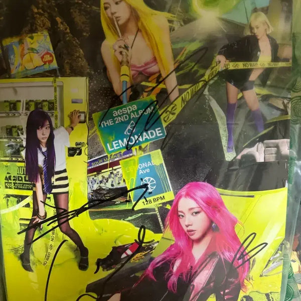 [BUNJANG] Aespa Lemonade Signed Album / 에스파 레모네이드 싸인앨범 판매합니다