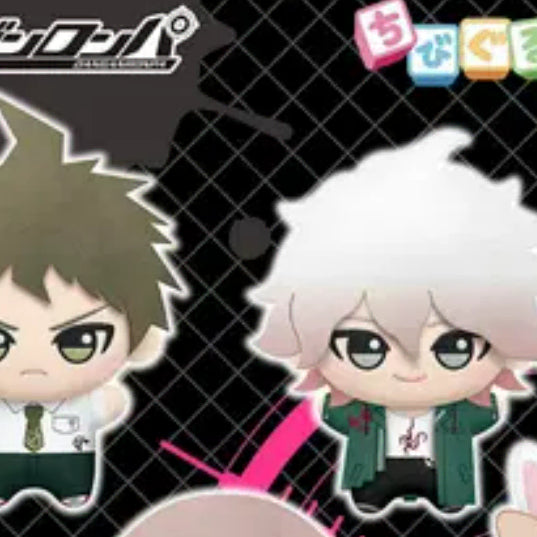 [BUNJANG] Danganronpa Hinata & Komaeda Chibi Plush Bundle / (비현물) 단간론파 히나타 + 코마에다 치비누이 일괄 양도