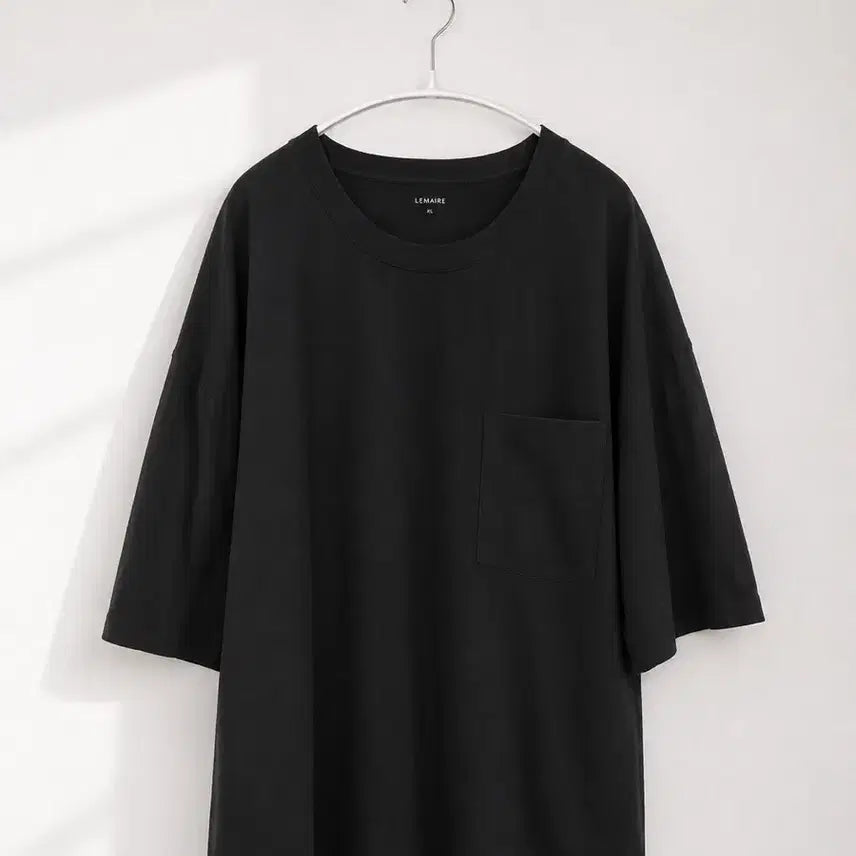 [BUNJANG] Lemaire Black Cotton Pocket T-Shirt / 르메르 티셔츠
