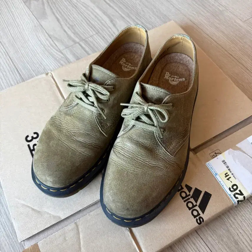 [BUNJANG] Dr. Martens 1461 Olive Sample Shoes / [270] 닥터마틴 1461 올리브