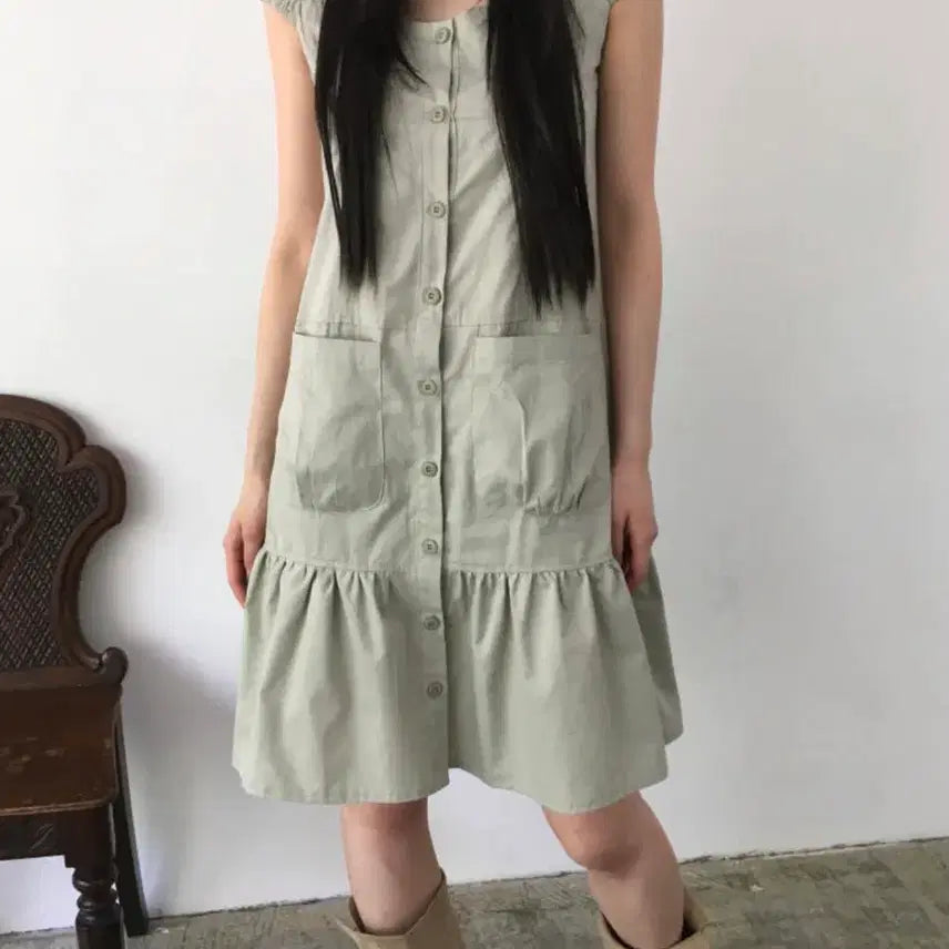 [BUNJANG] Ourco Pocke Dress / 아워프 포켓 원피스
