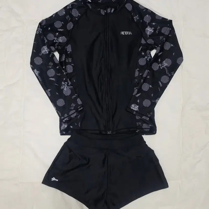 [BUNJANG] Girls' Rash Guard Set / 여아 래쉬가드 80 세트 (가반36cm)