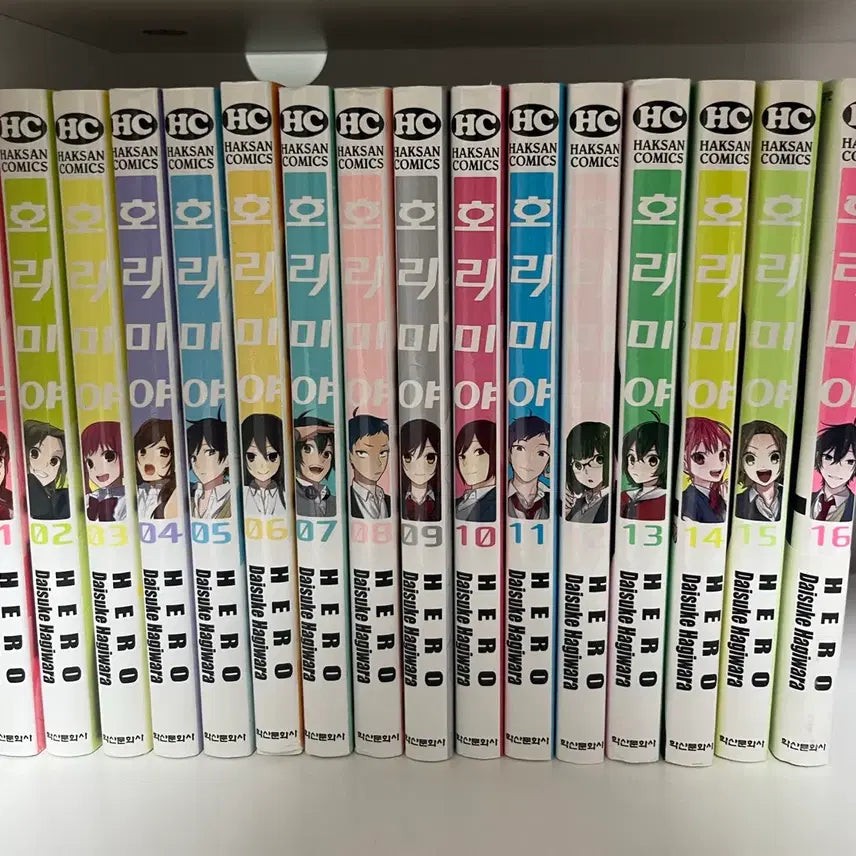 [BUNJANG] Horimiya Complete Manga Set Volumes 1-16 / 호리미야 만화책 1-16권 전권
