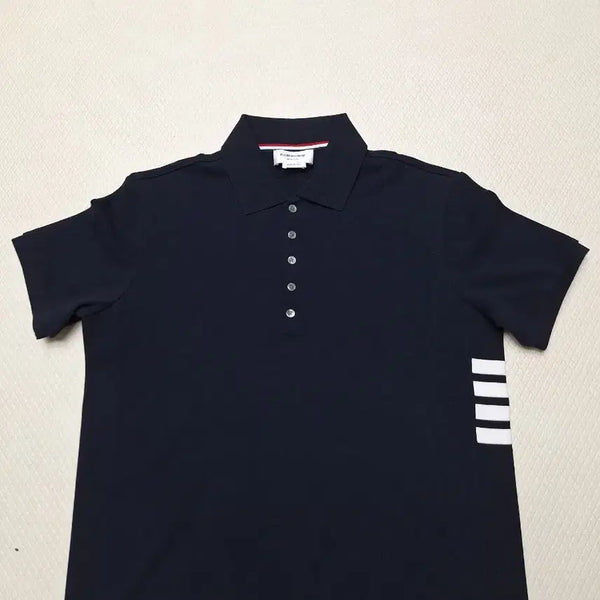 [BUNJANG] Thom Browne Striped Polo T-shirt Size 2 / (정품)  톰브라운 사선 폴로 반발티