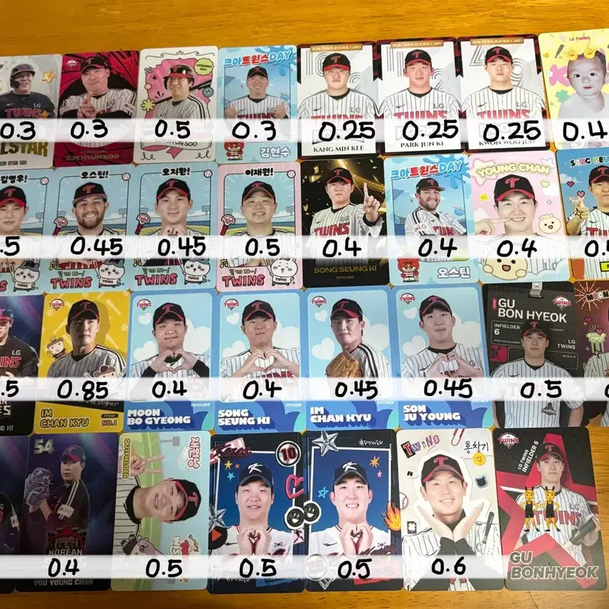 [BUNJANG] LG Twins Photocard / LGTWINS 엘지 트윈스 엘지트윈스 포카 포토카드