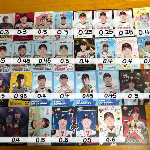 [BUNJANG] LG Twins Photocard / LGTWINS 엘지 트윈스 엘지트윈스 포카 포토카드