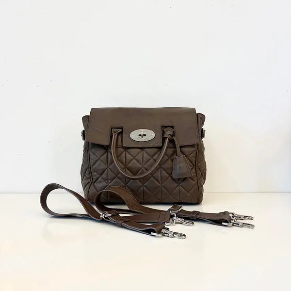 [BUNJANG] Mulberry Cara Delevingne Nappa Leather Tote Backpack / 멀버리 카라 델레바인 나파가죽 토트백 백팩 (004)