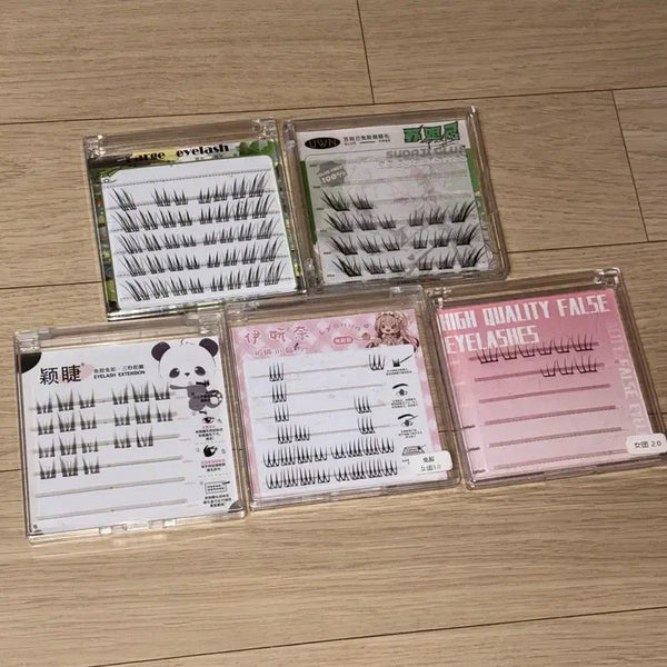 [BUNJANG] No-Glue Eyelashes Bundle Set / 노글루 속눈썹 일괄 싸게 판매